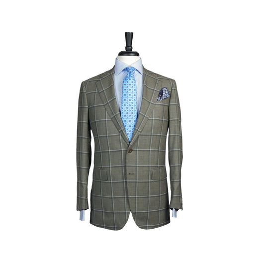 Olive WindowPane Sport Coat