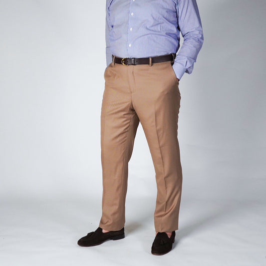 Khaki Tan Wool Trouser