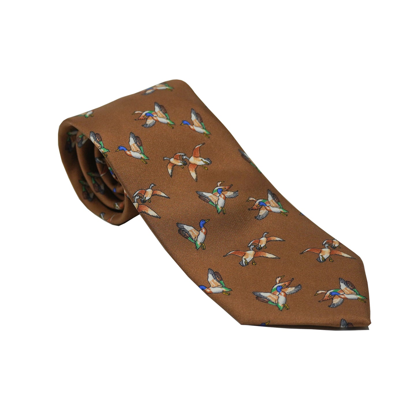 Brown with Ducks Tie