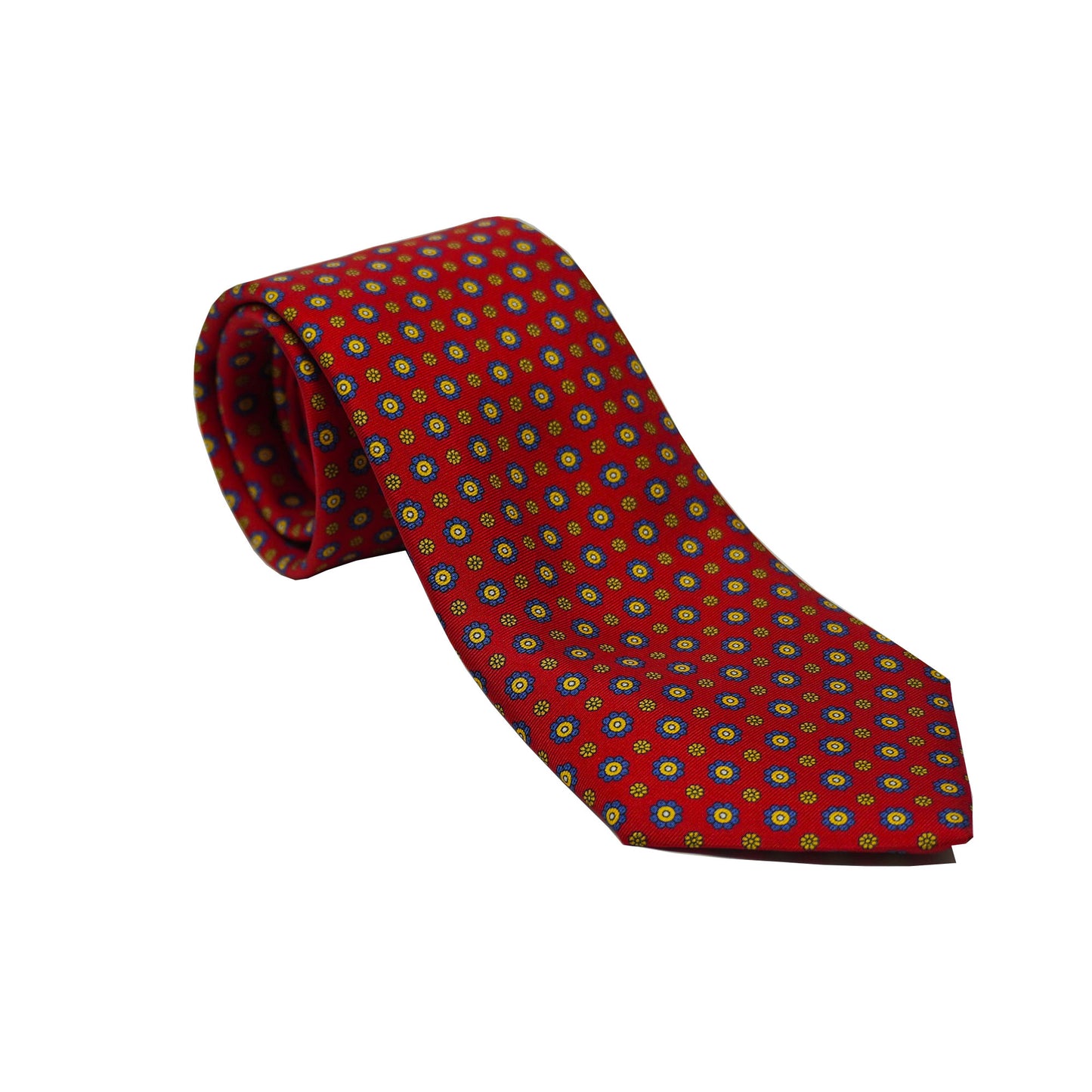 Red with Gold Bursts Tie